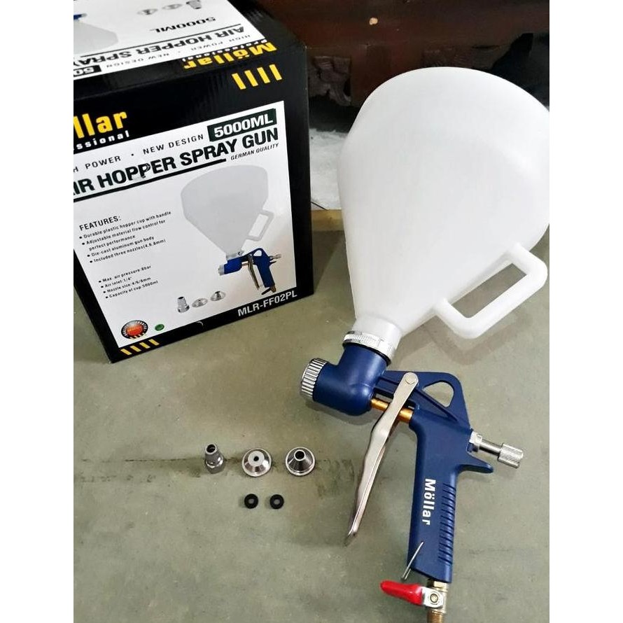 Jual Mollar Hopper Gun - Spray Gun Texture Alat Semprot Cat Tekstur ...