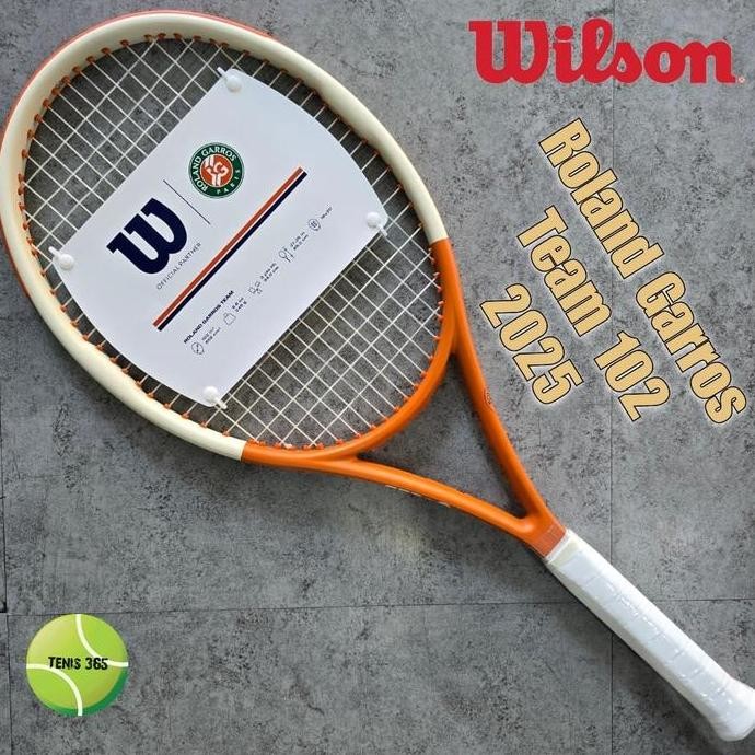 Raquette De Tennis Wilson Roland Garros Team 102 - Graphite, Technologie BLX - Idéale Pour Joueuses Et Joueurs