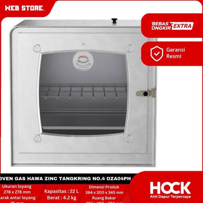 Jual HOCK Oven Kompor Gas Oven Tangkring Zinc Alumunium No 4 Model Hawa ...