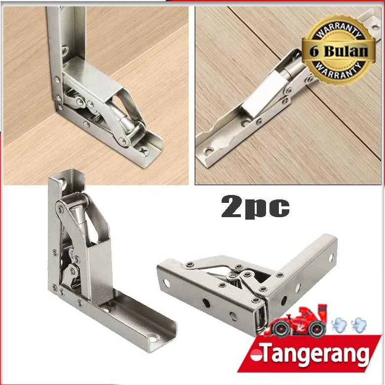 Jual (Terbaru) 2pcs Engsel Lipat 90 Derajat Engsel Pintu Model Lipat ...