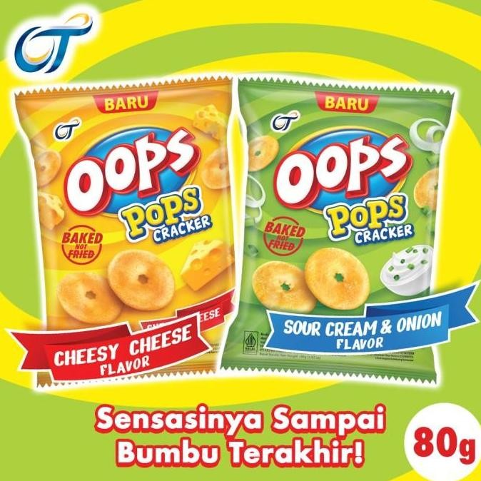 Jual JB oops pop crackers 80 gr / Snack Oops Pop Crackers 80 gr None ...
