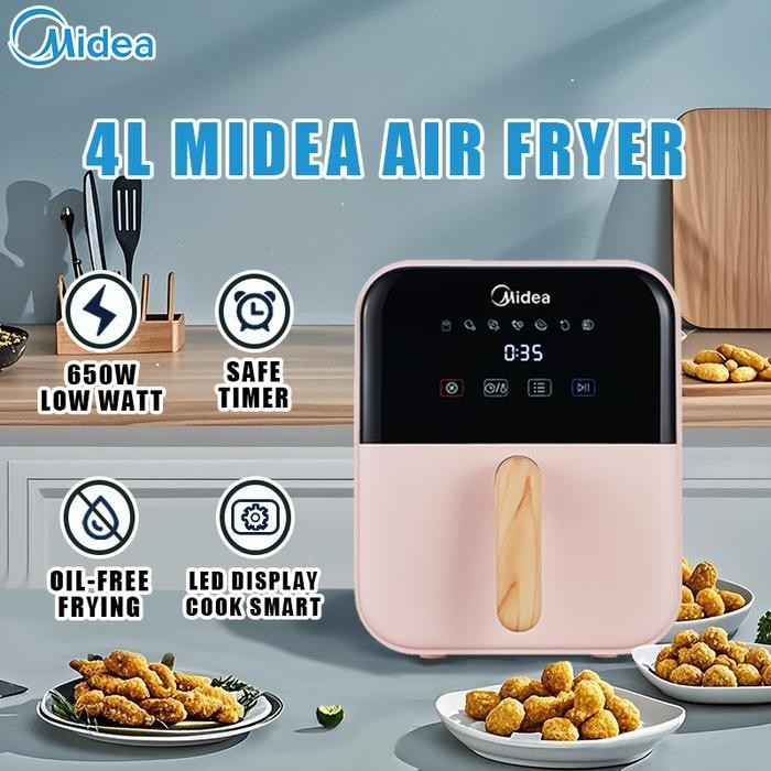 Jual KS SUPER DISKON!Midea Air Fryer 650W Hemat Energi Kapasitas Besar