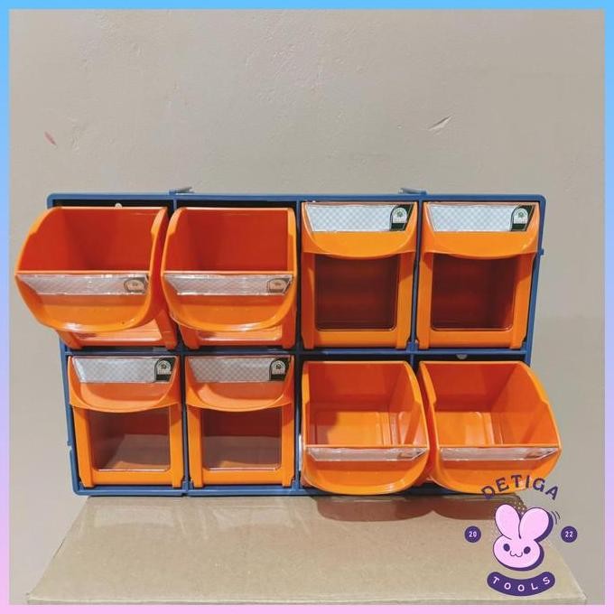 Jual Laci Serbaguna Mini Drawer Cabinet Canyon / Rak Komponent 8 Laci ...