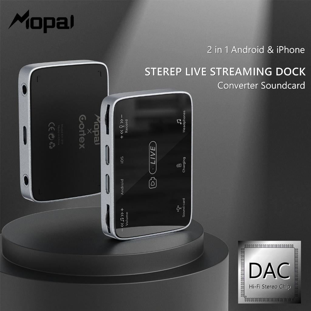 Jual PV Mopai KT319 Stereo Live Streaming Dock 2 in 1 Android & iPhone ...