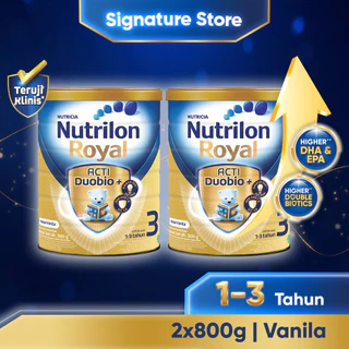 Nutrilon Royal 3 Vanila Susu Pertumbuhan Bubuk 800 gr x 2