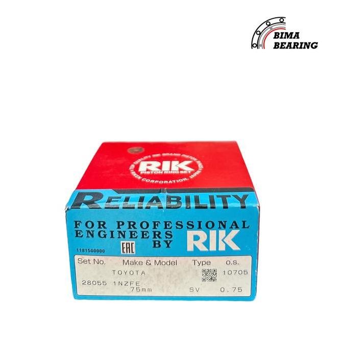 Jual PISTON RING SEHER TOYOTA VIOS LIMO YARIS BAKPAO GEN1 GEN2 GEN3 1NZ ...