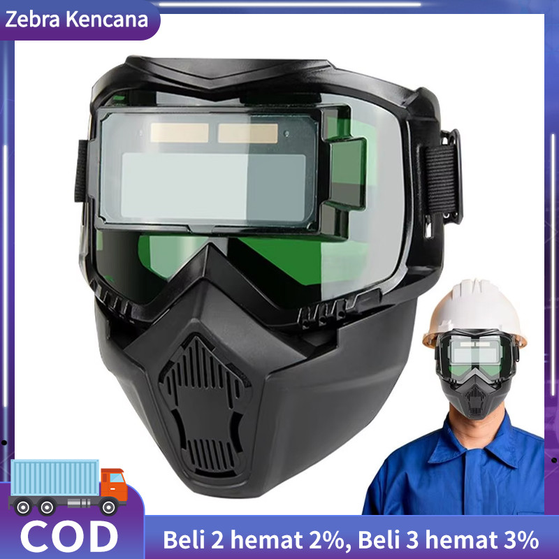 Jual Helm Las Otomatis Auto Darkening Solar Welding Helmet Kacamata ...