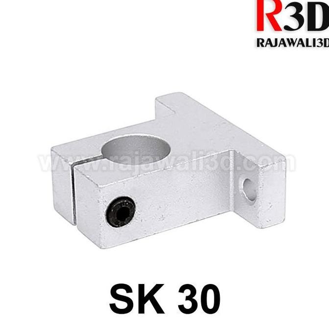 Jual Up Linear Rail Shaft Support Sk30 High Quality Aluminum Cnc Parts ...