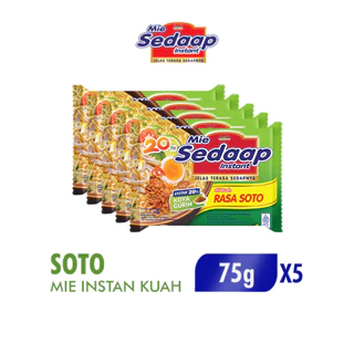 Sedaap Mie Instan Soto Bag 75 gr x5