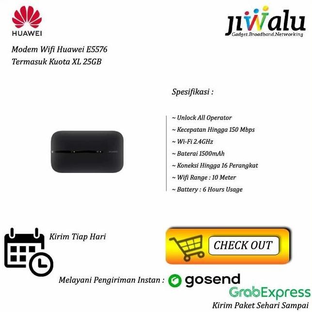 Jual NEW Modem Wifi Router Mifi Huawei E5576 Unlock All Operator ...