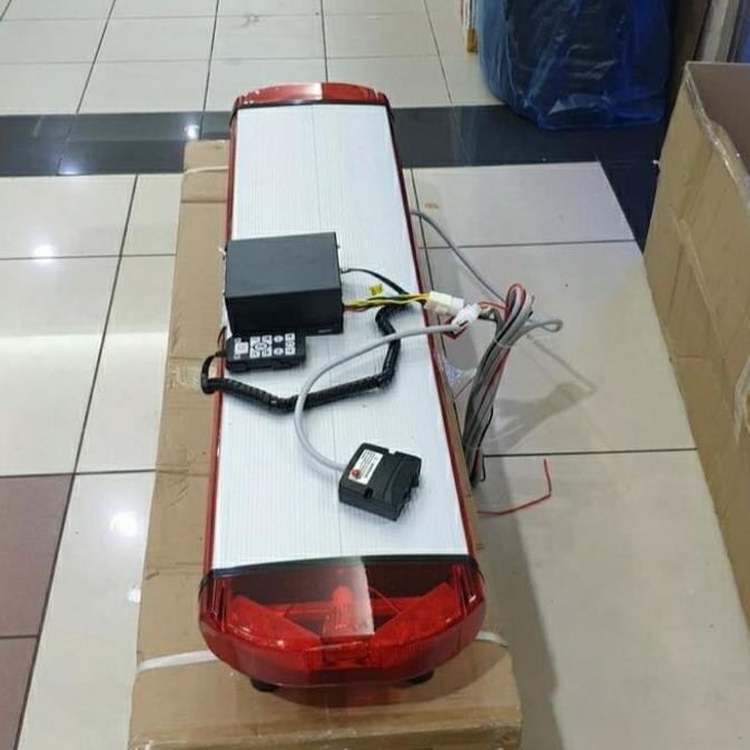 Jual Led Rotator Ambulance Led slim include Toa sirine - merah | Shopee ...