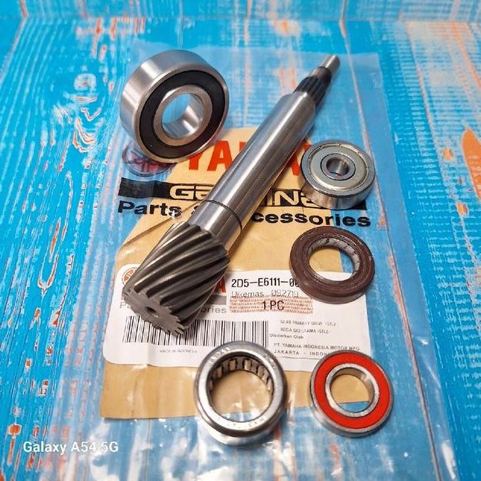 Jual Paketan 5 jenis gear rasio gardan as pully plus seal puly bearing ...