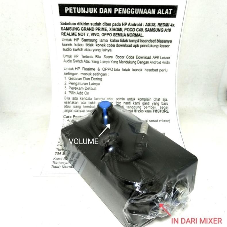 Jual Alat rekam dari mixer ke semua hp android ASD v1 DiM | Shopee ...