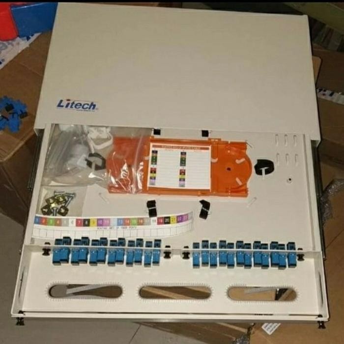 Jual Odf/Otb Litech 24 Core Sc Rackmount Sleding Plus Asesoris Original ...