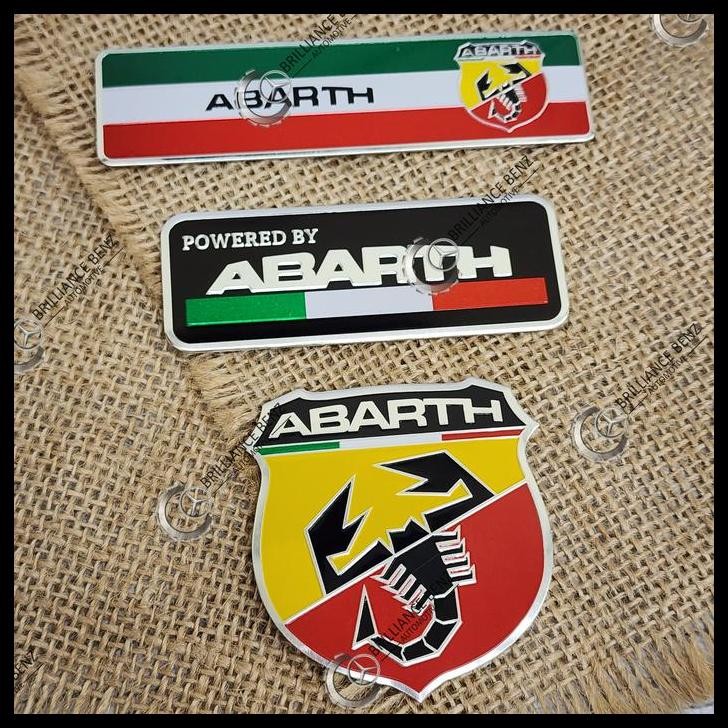 Jual HOT DEAL EMBLEM 3D ALUMUNIUM ABARTH STICKER PLAT LOGO ABARTH ...
