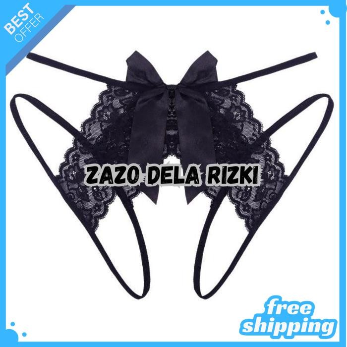 Jual B04 G STRING OPEN CROCTH PITA BELAKANG TRANSPARAN WANITA PAKAIAN