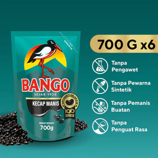 BANGO KECAP MANIS 700G x6