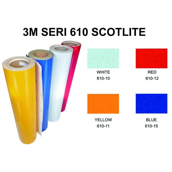Jual 3M Scotchlite 610 Series Reflective Sticker 60 Cm X 100 Cm ...