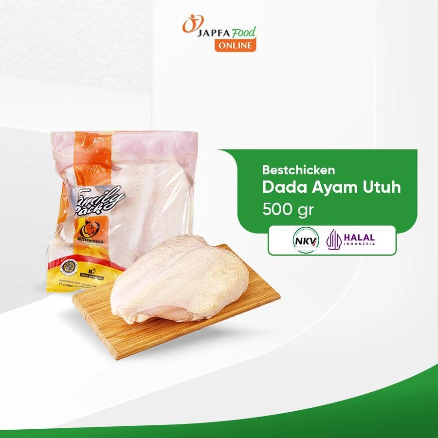 Bestchicken Dada Ayam Utuh 500 Gr Halal MUI