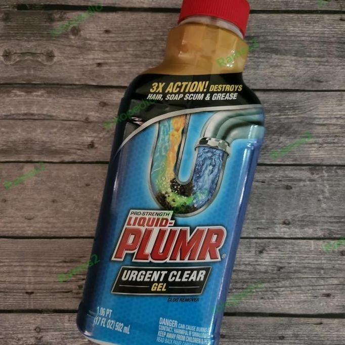 Jual Clorox Liquid Plumr Urgent Clear Declogger Deklogger Saluran Pipa ...