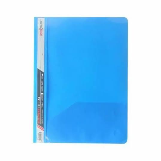 Jual Original Business File Map Plastik Inter X A4 Warna Biru Isi 12 ...