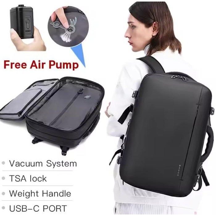 Jual Tas Backpack Ransel Laptop Pria Travel Usb Tsa Lock Weight Handle ...