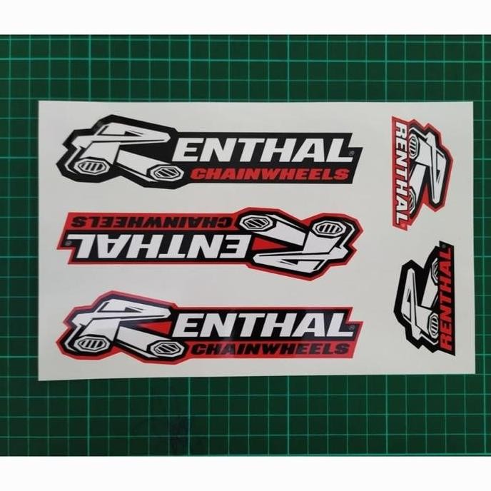 Jual Baru Sticker kit sticker set stang Renthal rental Motorcycle ...