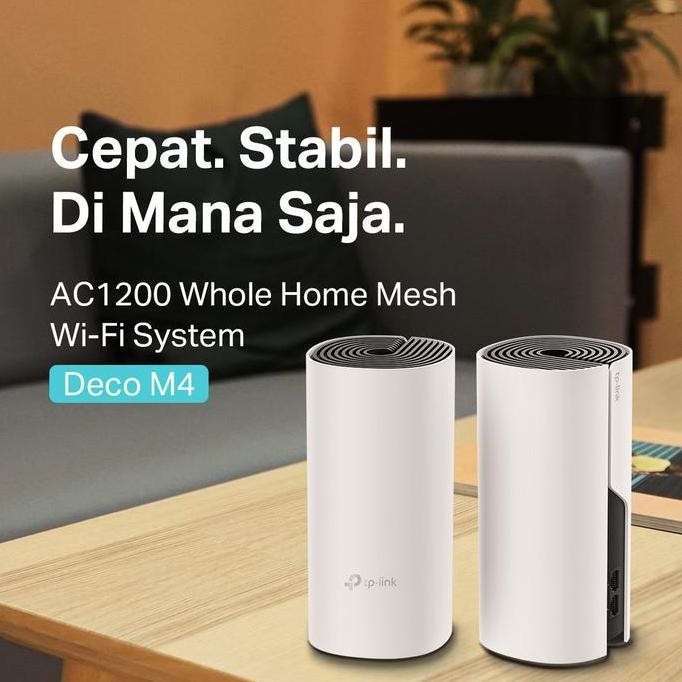 Jual LL TP-Link Deco M4 | AC1200 Mesh WiFi System | Dual Band | Gigabit ...