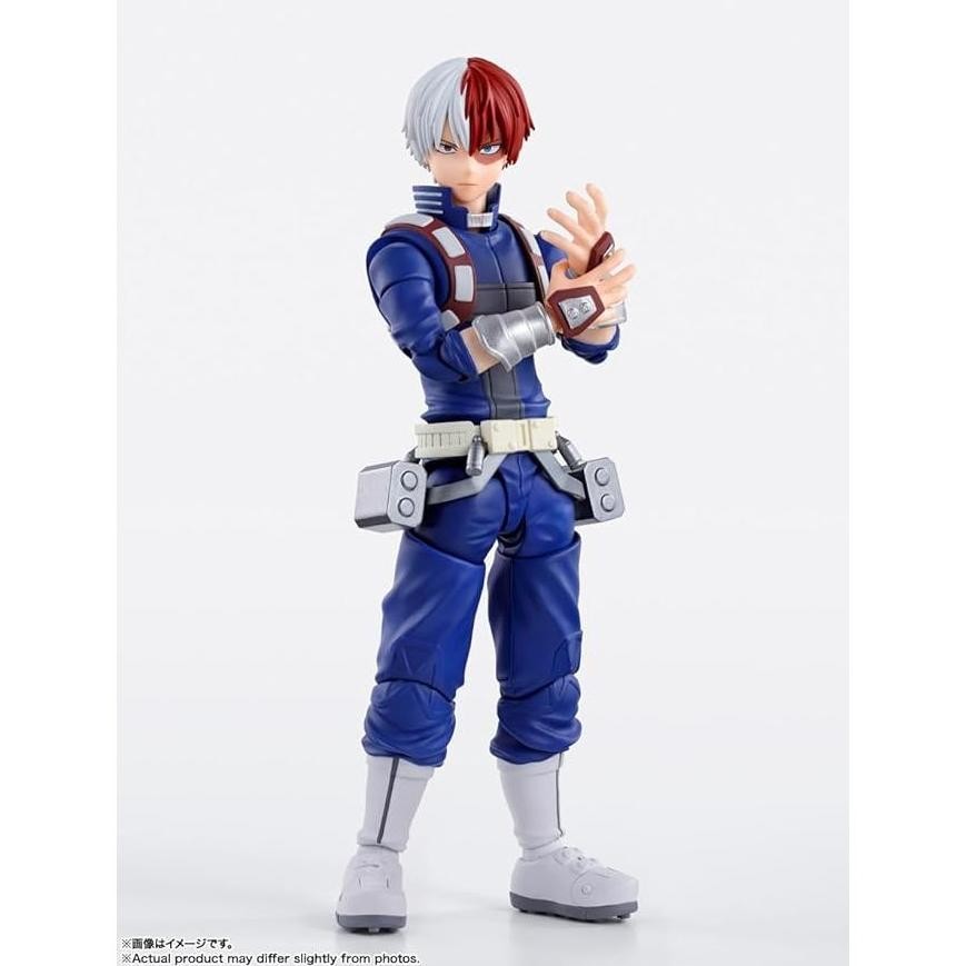 Original Bandai My Hero Academia S.H.Figuarts SHF Izuku Midoriya Katsuki Bakugou SHOTO TODOROKI Anime modelo de figuras de acción Juguet - AliExprs 26