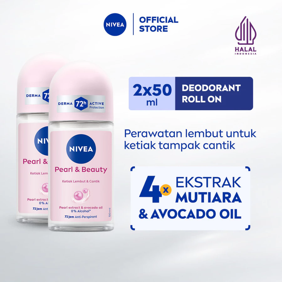 Personal Care Deo Pearl & White Roll On 