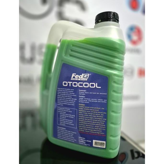 Jual Fedg Federal Coolant Otocool 30% 4 Liter Air Radiator Green Hijau ...