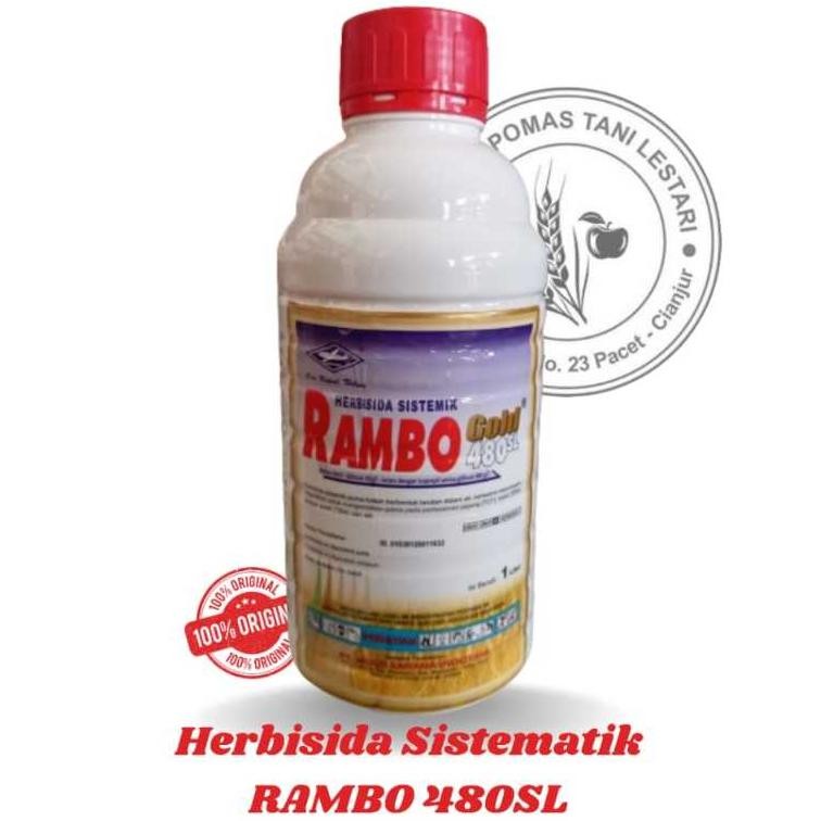 Jual Herbisisa Rambo Gold 1 Liter Racun Rumput Obat Pembasmi Gulma Liar ...