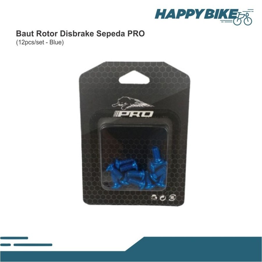 Jual Happy Bike Baut Rotor Discbrake PRO Isi 12Pcs Baut Warna Untuk ...