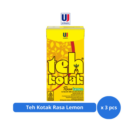 Jual Teh Kotak Rasa Lemon 300ml x 3 pcs | Shopee Indonesia