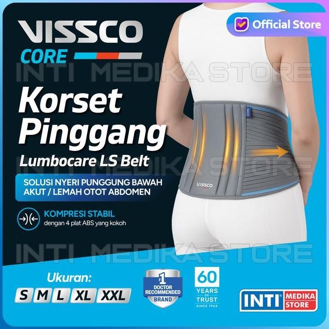 Jual TERMURAH - VISSCO - LUMBOCARE Lumbo Sacral Belt with Semi Rigid ...