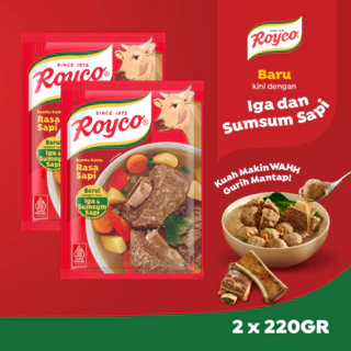 Royco Bumbu Kaldu Penyedap Rasa Sapi 220 g x2
