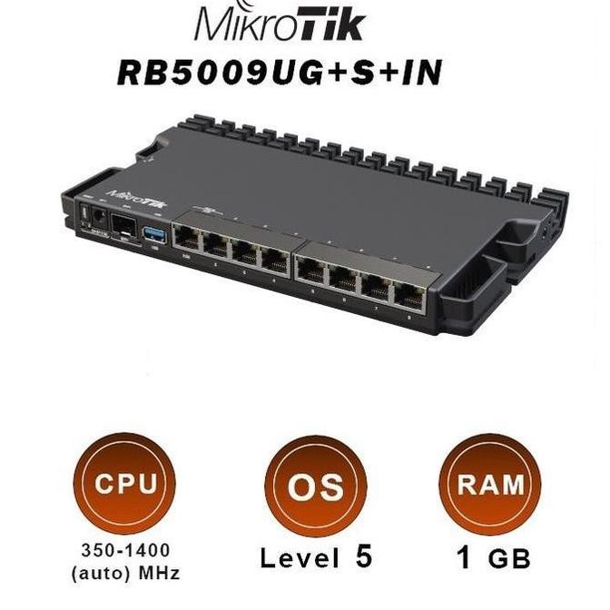 Jual Mikrotik Rb5009Ug+S+In Rb5009 Router Board Rb5009Ug T Aaaa New ...
