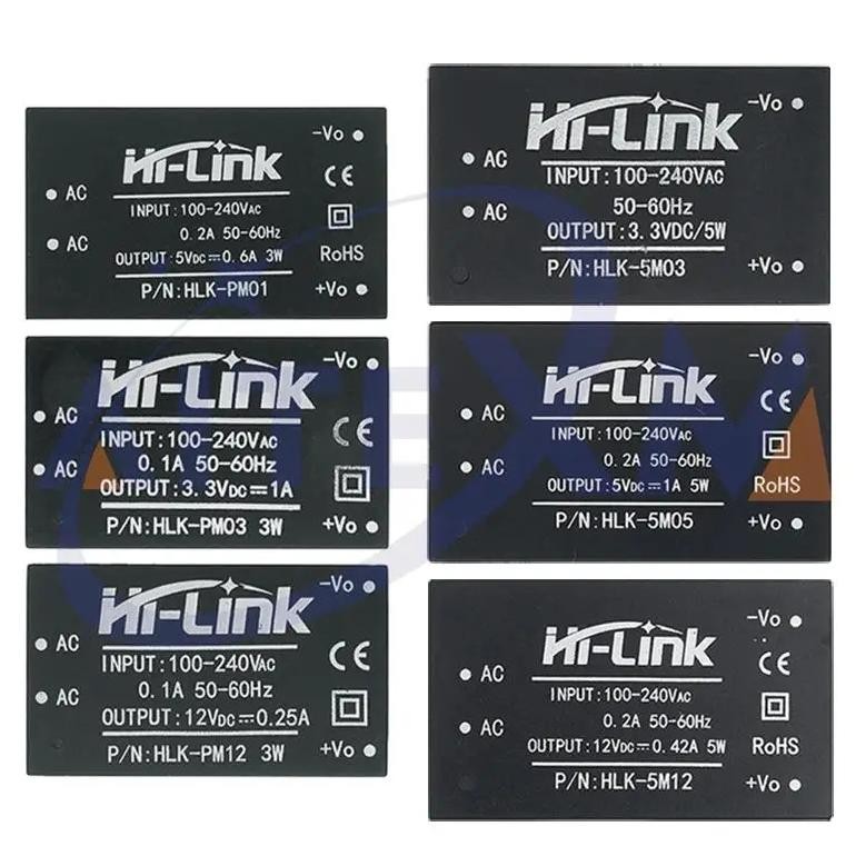 Hi-Link HLK-PMXX – AC110~240V Auf 3,3V/5V/12V 3W Step-Down Netzteil, CE