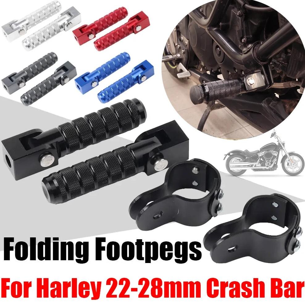 Tarazon CNC Universal Footrests – Cafe Racer Footpegs For Bobber, CB, KZ, XJ, GT