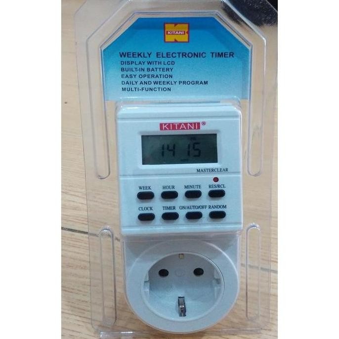 Jual TIMER DIGITAL KITANI TIMER WALET TIMER AC STOP KONTAK OTOMATIS ...
