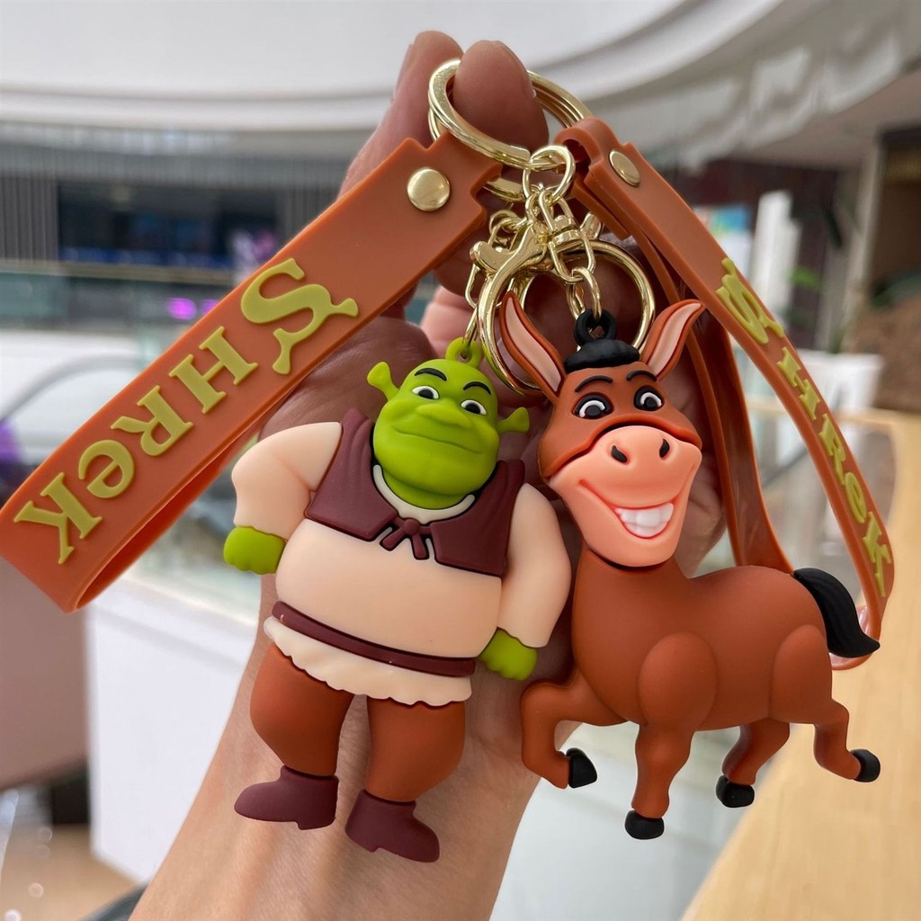 Jual Monster Shrek Gantungan Kunci Kartun Boneka Liontin Gantungan ...