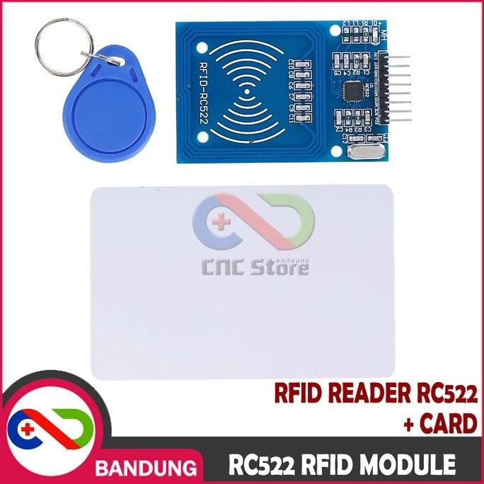 Jual NS MFRC-522 RFID MODULE CARD PLUS KEYCHAIN SENSOR MODULE FOR E ...