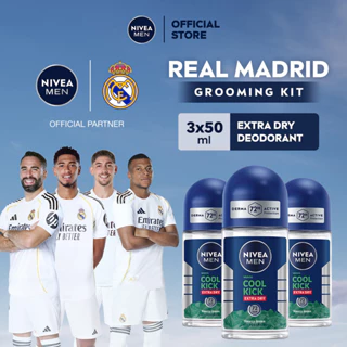 NIVEA Men Cool Kick Freezy Green Deo Roll On 50mL Triplepack
