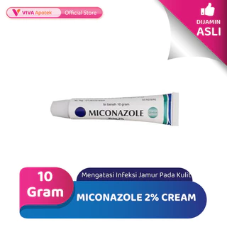 Miconazole 2% Cream / Infeksi Jamur / Kadas / Kurap / Panu (10 Gram)