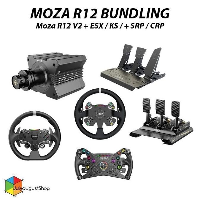Jual Moza Racing R12 Bundling Set (R12 V2+Esx/Cs V2P/Ks+Srp/Crp) Co ...