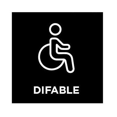 Jual Toilet Sign Disabilitas Difable Acrylic Modern 20x20| Sign Board ...