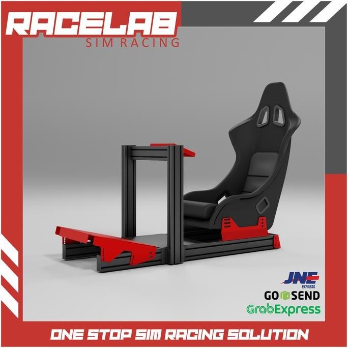 Jual NEW RACELAB Forte Series Lite Racing Simulator Rig - RED | Shopee ...