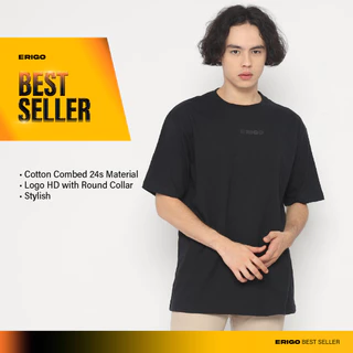 Erigo T-Shirt Oversize Antelope Black - Kaos Oversize Unisex