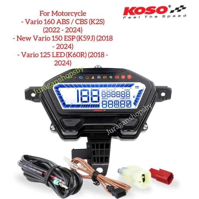 Jual HARGA DISC - Speedometer Koso Remora New Vario 125 Vario 150 ESP Koso Original | Shopee ...
