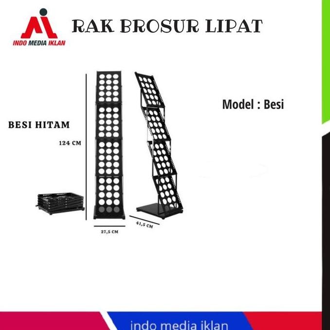 Jual Rak Brosur Besi Hitam 4 Susun / Rak Brosur 7 Susun Co | Shopee ...